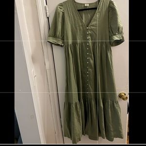 Wilfred Linen Maxi Dress